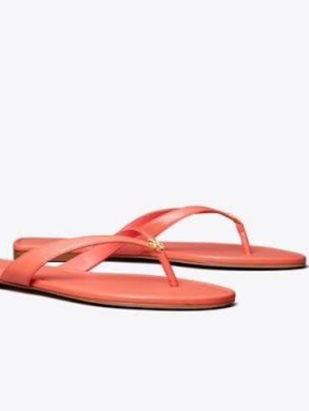 Tory Burch Classic Flip Flops Coral Size 7.5